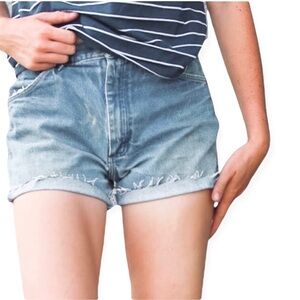 🌸New🌸 Urban Renewal Recycled Cuffed Denim Shorts Wrangler Small NWT